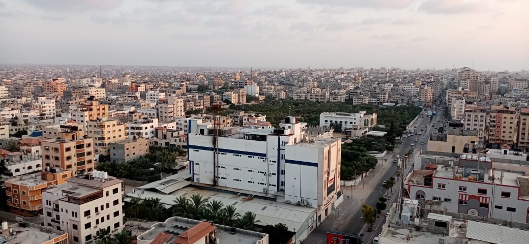 غزة من أعلى برج الأندلس