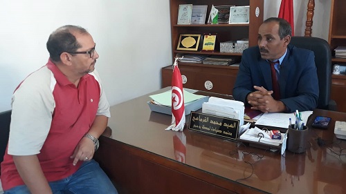 مراسل "الترا تونس" مع معتمد صيادة