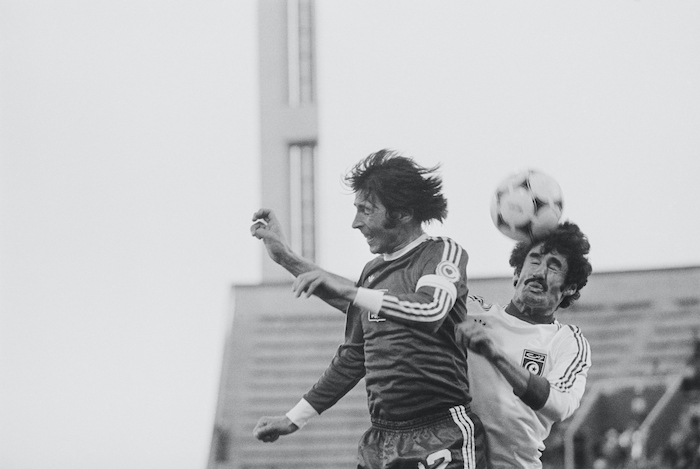 من مباراة تونس وبولندا في مونديال 1978