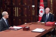  قيس سعيّد ووزير الخارجية التونسي