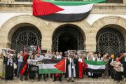 محامو وقضاة تونس يدعمون غزة 