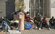 اعتصام لاجئين لجوء تونس
