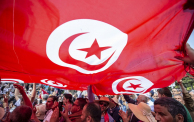 علم تونس احتجاجات