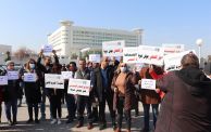وقفة احتجاجية أمام مقر التلفزة التونسية