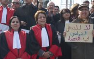 احتجاجات سابقة للقضاة في تونس