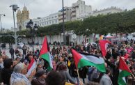 أحزاب تونسية غزة رفح فلسطين احتجاجات