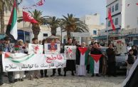 وقفة تضامنية مع فلسطين في سوسة