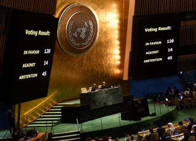 تصويت تونس في الجمعية العامة للأمم المتحدة