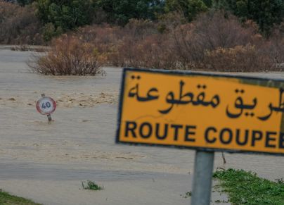 تقلبات جوية في تونس أمطار غزيرة خطر السيول 