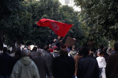 احتجاجات مظاهرات في تونس 2011 
