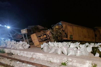  قطار نقل حبوب حادث في صفاقس