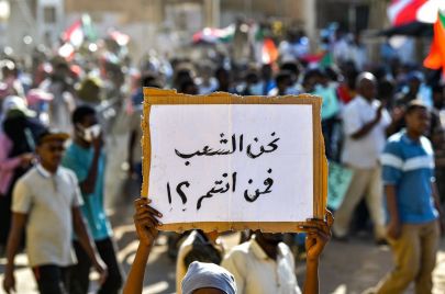  مظاهرة ضد الانقلاب في السودان