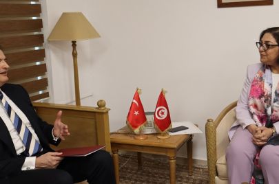 سفير تركيا وزيرة التجارة