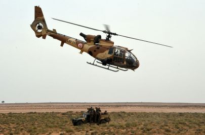 طائرة مروحية جيش تونس