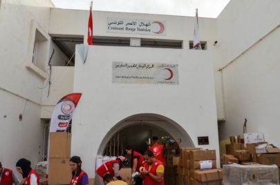 الهلال الأحمر التونسي فلسطين