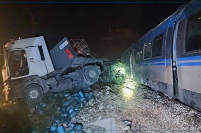 حادث اصطدام قطار في تونس
