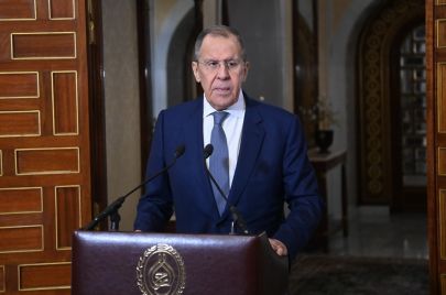وزير الخارجية الروسي سيرغي لافروف في تونس