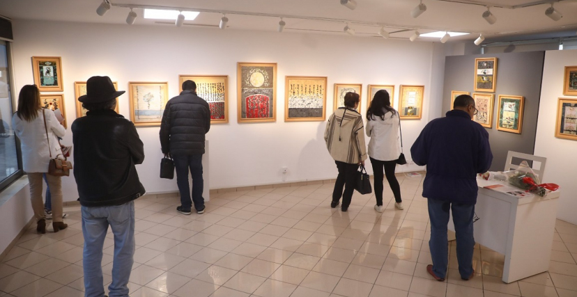 افتتاح معرض الفنان التشكيلي محمد اليانقي