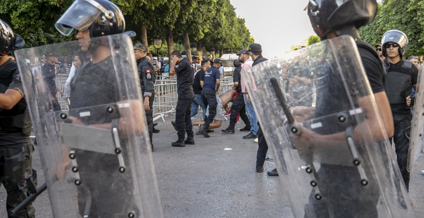 وقفة احتجاجية تونس أمن 