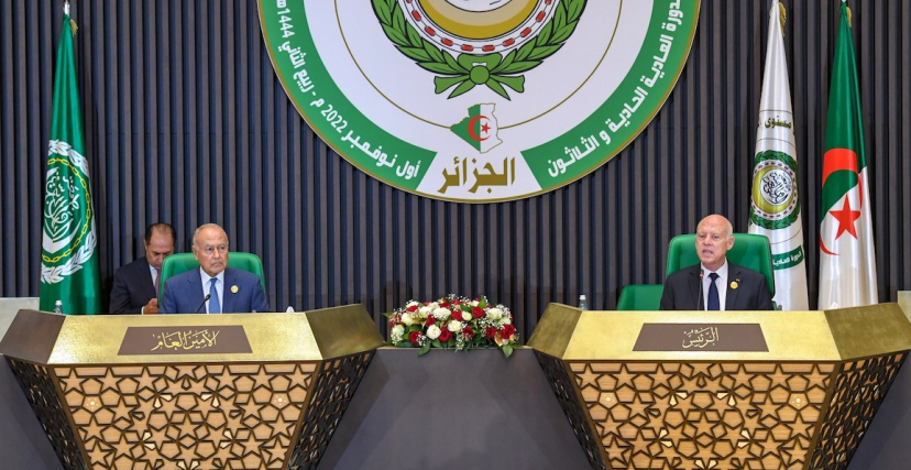  قيس سعيّد في القمة العربية بالجزائر