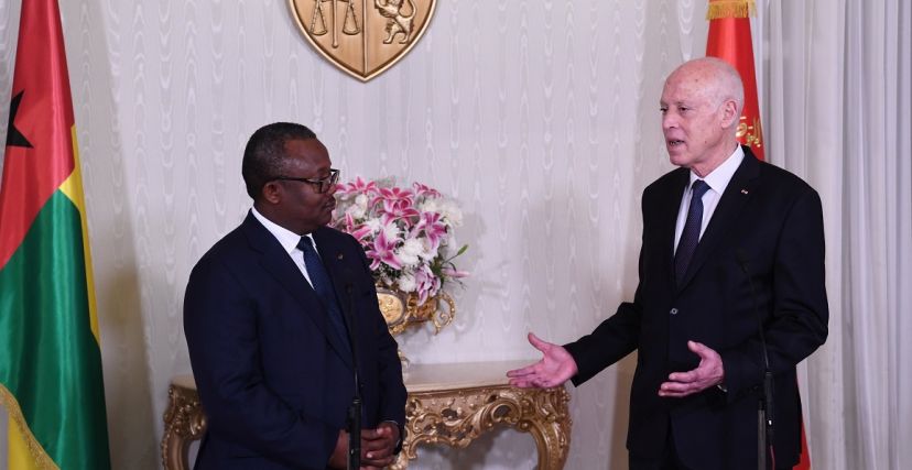 قيس سعيّد ورئيس غينيا بيساو