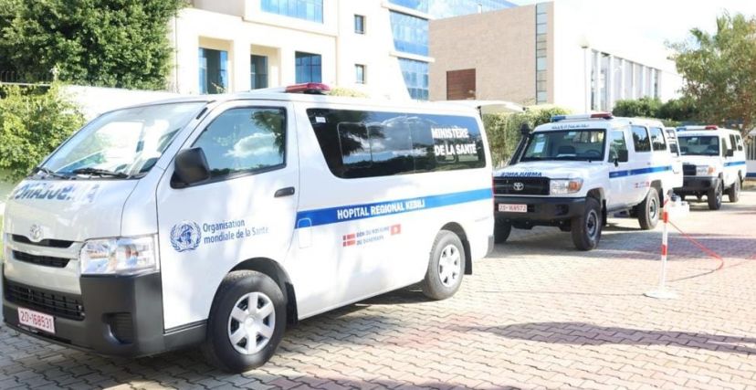 سيارات إسعاف هبة الدنمارك تونس