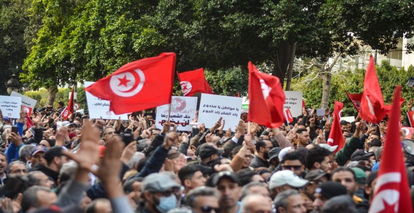ذكرى الثورة التونسية 