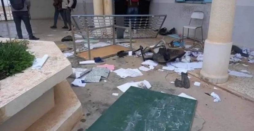 العنف المدرسي في تونس