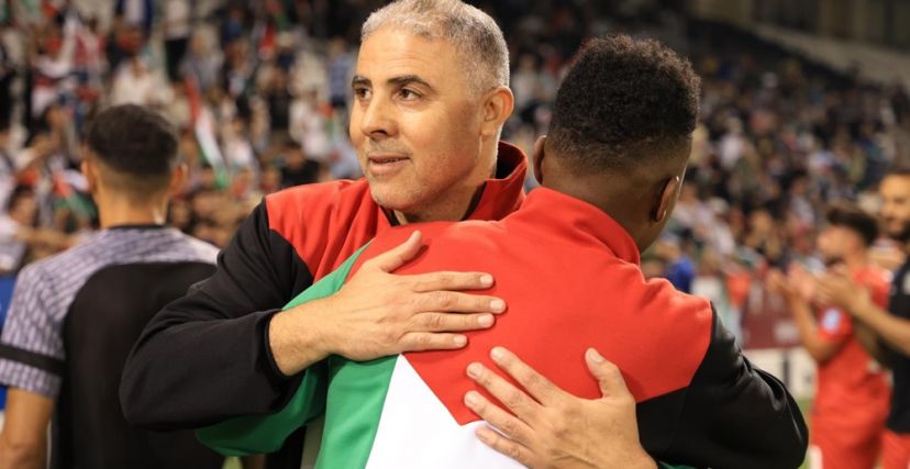 المدرب التونسي مكرم دبوب المنتخب الفلسطيني