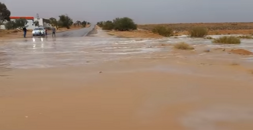 سيلان أودية تطاوين ذهيبة رمادة